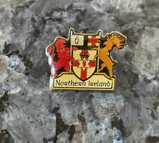 Northern  Ireland Enamel Shield Pin Badge H4 3