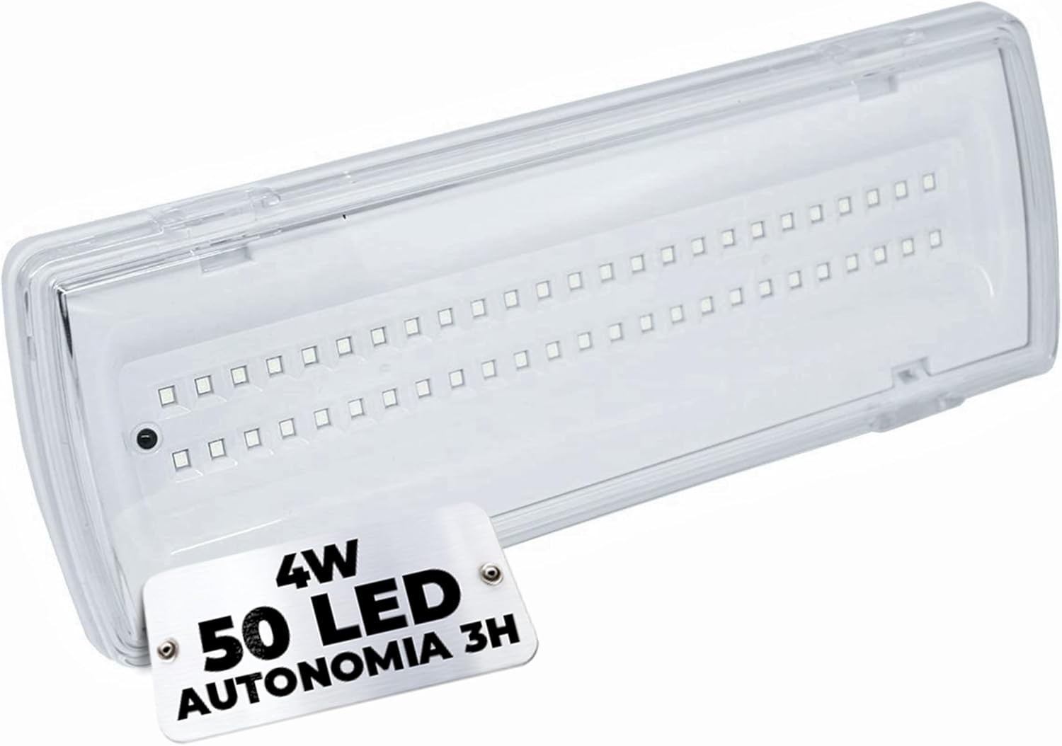 Lampada Emergenza Slim LED 4W 27cm - Design e Funzione