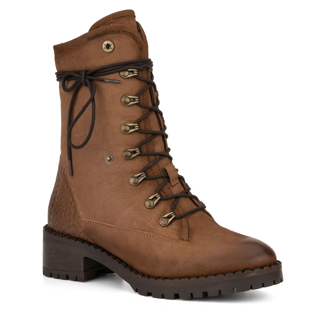 Vintage Foundry Co. Women's Milan Combat Boots - 9, TAN