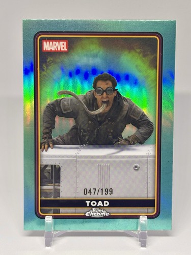 TOAD 2025 TOPPS CHROME MARVEL DEADPOOL WOLVERINE AQUA REFRACTOR /199 #40