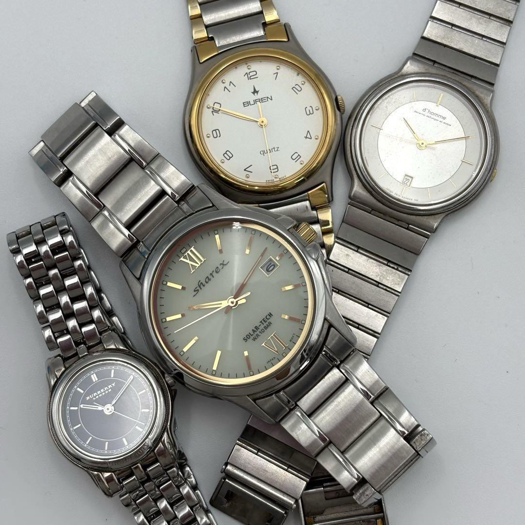 Citizen Burberry Solar Quartz Watch Bulk0323-S5621S Stainless Steel