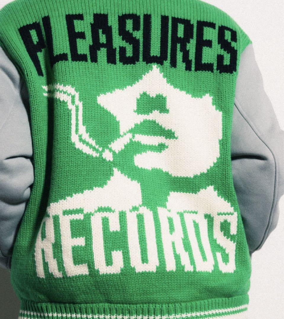 Pleasures Smoke Knitted Varsity | eBay