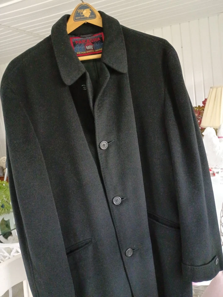 Abrigo vintage de cachemir Pakasha Eagle Foto 2 de 4