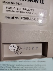 Mattel Intellivision II Console 5872 with Controllers Games and manuals Tested