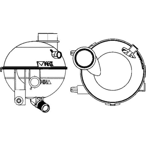 Mahle CRT 14 000S AusgleichsbehäLter KüHlmittel FüR Peugeot Citroen 307 C4 3H-image