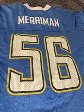 Reebok Shawne Merriman Jersey Powder Blue NFL San Diego Chargers 2007 Stadium L