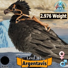 Ark Survival Ascended PC/PS5/XBOX - PVE - ARGENTAVIS 2976 Weight TOP STATS