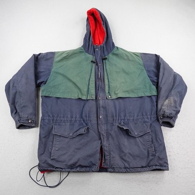Vintage Polo Ralph Lauren Jacket XL Blue Green Hi Tech Fleece