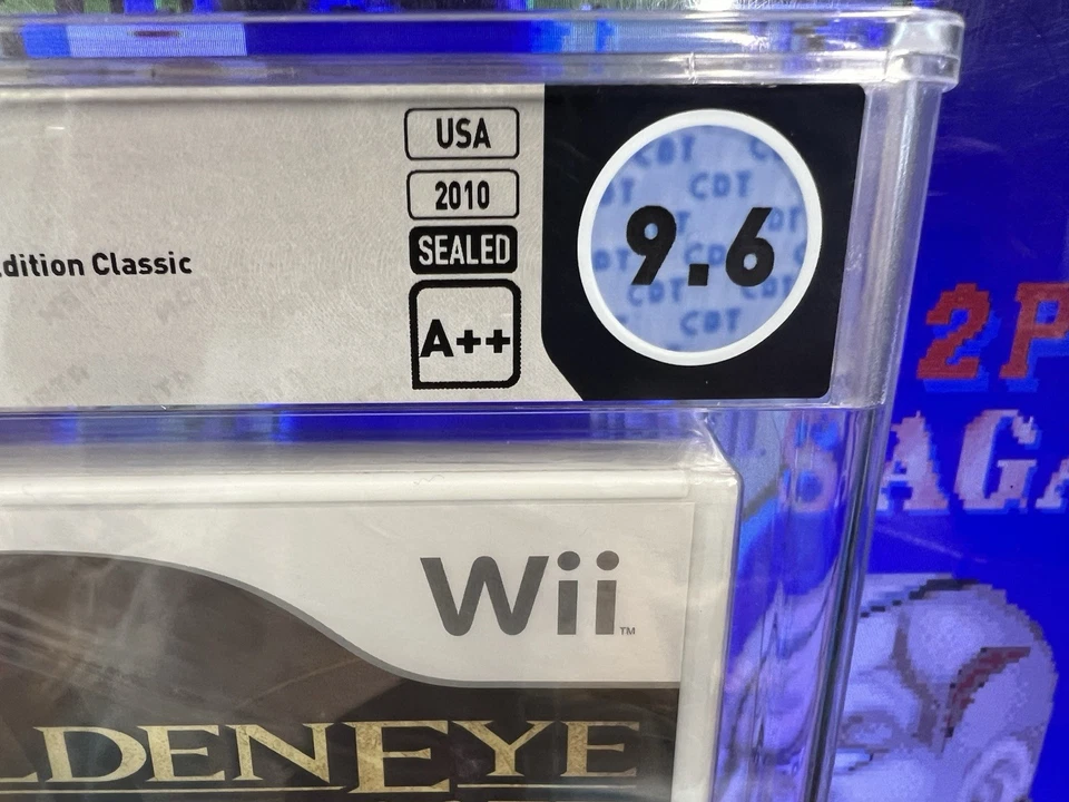 2010 Nintendo Wii GoldenEye 007 NFR Limited Graded WATA 9.6 A++ Sealed BRAND NEW - Image 3 of 4