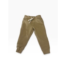 Polo Ralph Lauren Kids Tan Khaki Fleece Jogger Sweatpants Size 2 Pony Logo