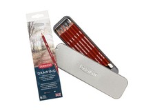 Derwent Soft Drawing Pencils 6 Count Metal Tin 0701089