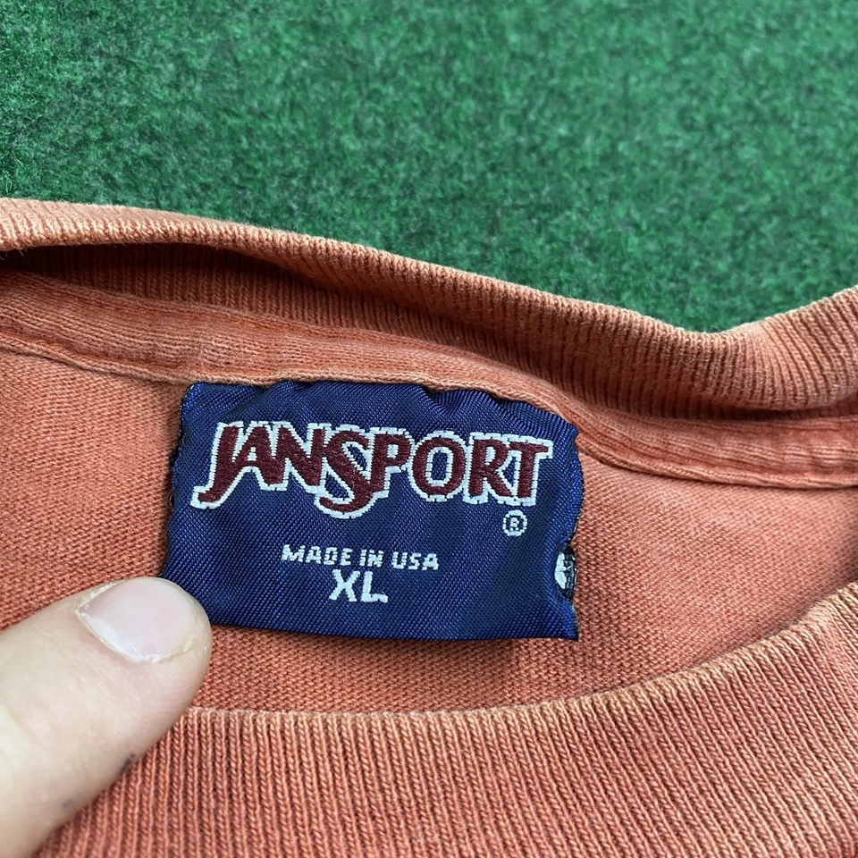 Camisa Trucha De Colección Para Hombres XL Naranja Años 90 Naturaleza Animal Peces Grandes Caras HECHA EN EE. UU. Foto 4 de 4