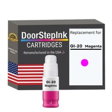 DoorStepInk Compatible Ink Bottle For Canon GI-20 (3395C001) 70 ml Magenta-USA