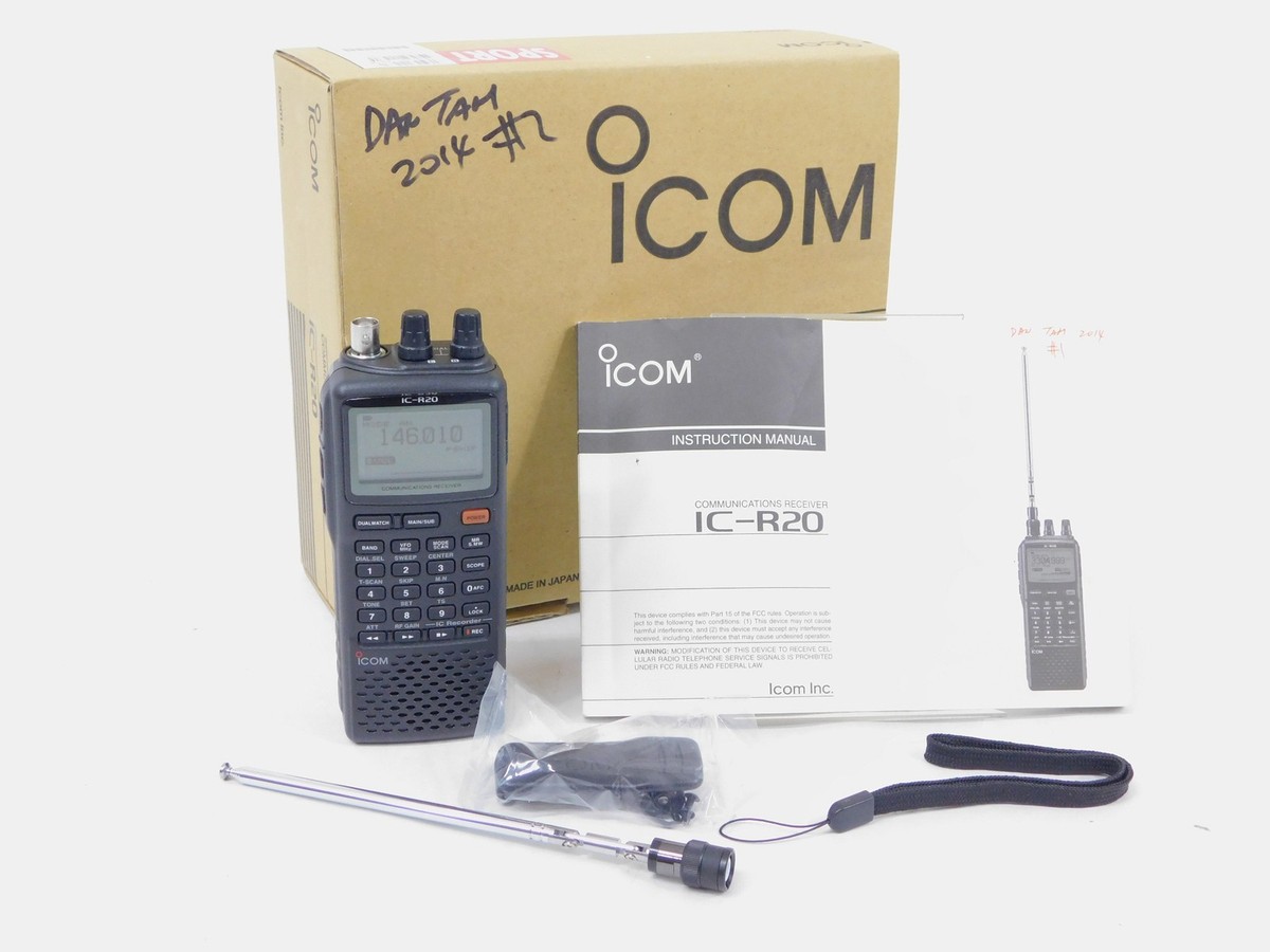 Icom IC-R20 Sport Ham Radio Handheld Communications Receiver