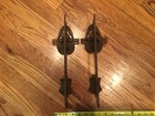 Antique Vintage Metal Ice Skates Cast Steel Size 10.5 Clip On US Hockey — photo 2