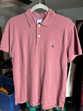 Brooks Brothers Men's Slim Fit Washed-Out Red 100 Cotton Polo Shirt SZ Medium