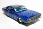 Vintage Matchbox Lesney King Size #K-22 Dodge Charger in Blue - Rough but Intact