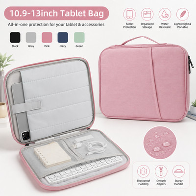 Wasserdicht Stoßfest Griff Tasche Laptop Tablet Hülle Tragetasche Schutz