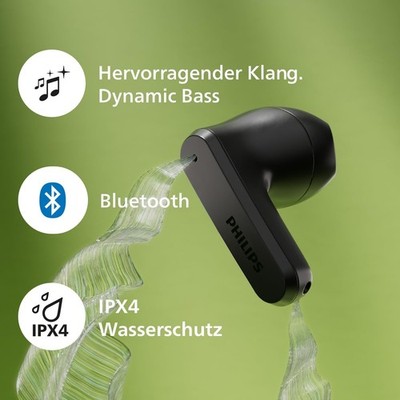 Philips Drahtlose Bluetooth In Ear Kopfh�rer mit Ladeetui und Mikrofon