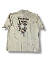 Tommy Bahama Camp Shirt Men XL Silk Havana Good Time Embroidered  NEW