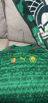 Cameroon 2014 2016 Home Puma Football Shirt Soccer Jersey Size L