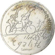[#132408] France, 10 Euro, Sempé - Printemps - Égalité, 2014, MDP, Silver, MS