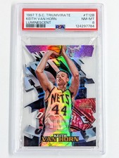 1997-98 Topps Stadium Club Triumvirate Luminescent Keith Van Horn RC PSA 8 POP 1