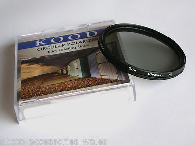 KOOD 55MM KREISFÖRMIGER POLARISATIONSFILTER CPL PL-CIR PLC C-PL SCHLANKHALTERUNG