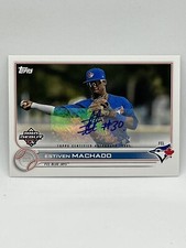 2022 Topps Pro Debut Estiven Machado Auto Toronto FCL Blue Jays #PO-105