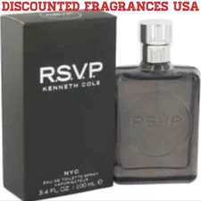  Kenneth Cole RSVP 3.4 oz Eau de Toilette  Spray FOR MEN /