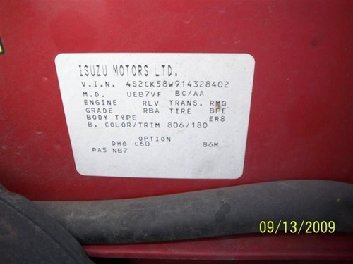 Passenger Right Front Spindle/Knuckle Fits 96-01 PASSPORT 117236 - Picture 5 of 9