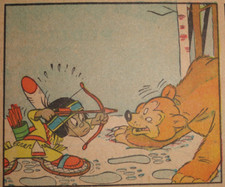 MYSZKA MIKI & LITTLE HIAWATHA niedziela 12.01.1941 szybka pełnostronicowa taśma FC A2