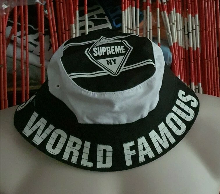 Supreme world famous shop bucket hat