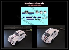 Decals für VW Käfer "Herbie" im Maßstab 1:32 - 2 Varianten