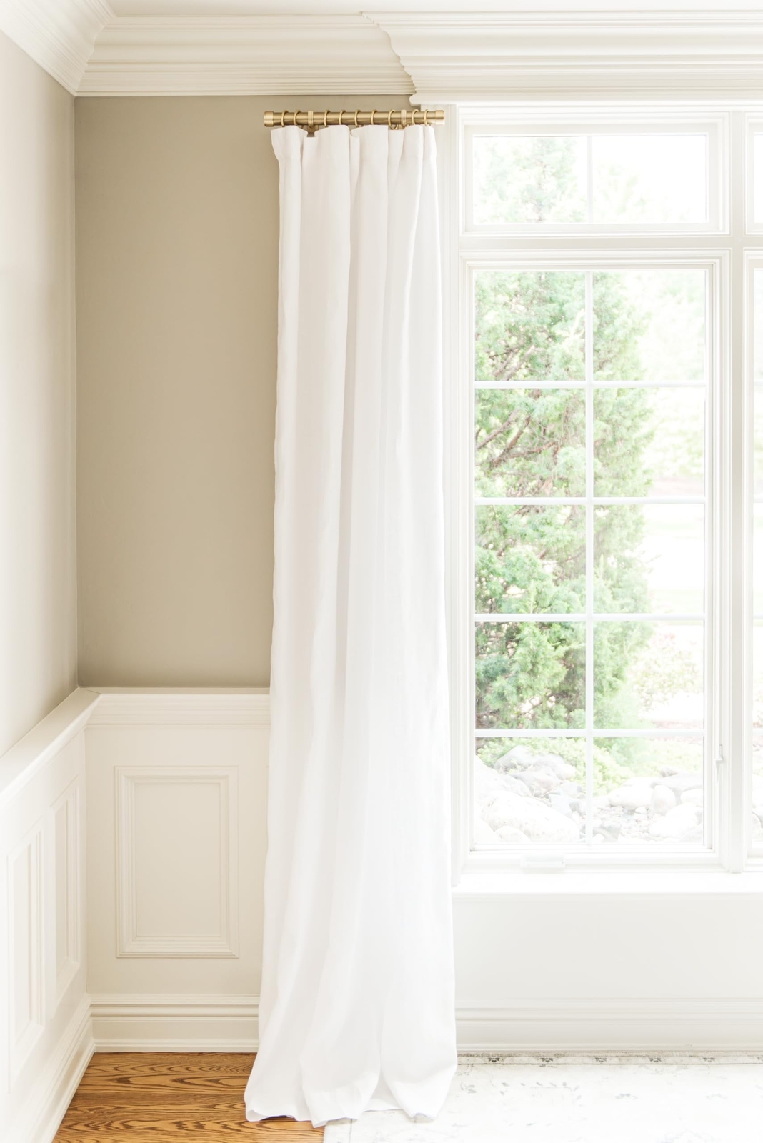 BlastHome® Luxury 17" Custom Side Mount Curtain Rods – 1 1/4" Large D