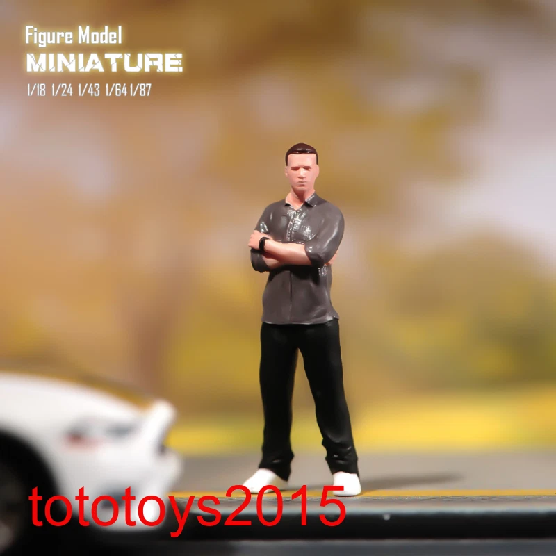 1/87 1/64 1/43 1/35 1/24 1/18 Paul Walker Man Scene Miniatures Figures Dolls Toy - Image 3 of 4
