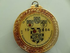 Order Ludowej Wędrówki Saarbrücken Ensheim 1984 Medal Talar Moneta Herb 75 lat