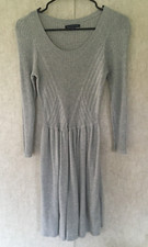 American Eagle Long Sleeve Sweater Dress Gray Mini Above Knee Juniors Size M