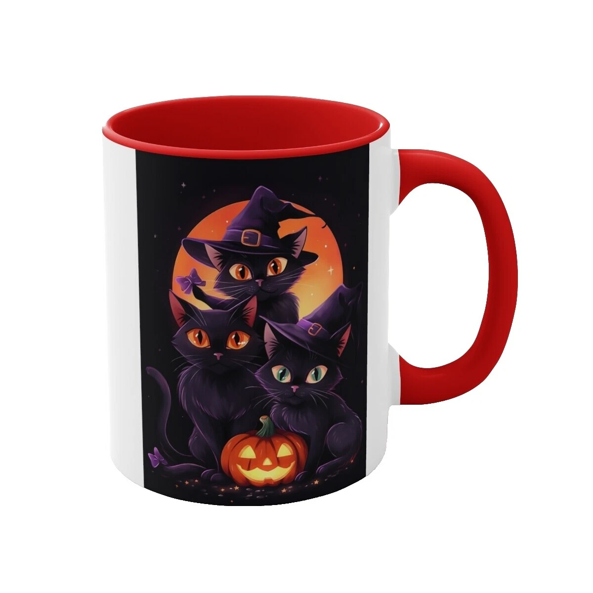 Animal Print Halloween Mugs
