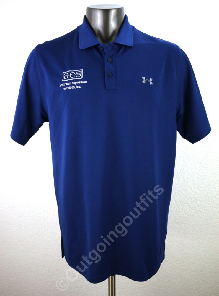 Under Armour Heatgear Embroidered American Exposition Services Men's Polo Size L