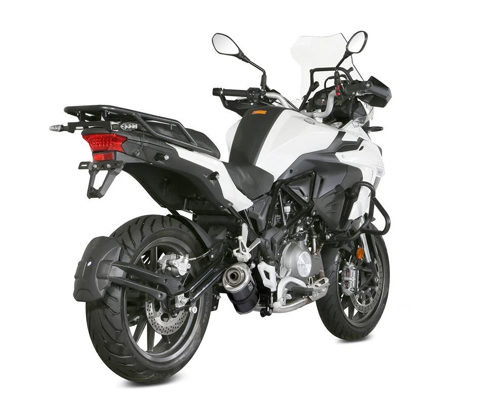 Pot D'Echappement Storm by Mivv noir Oval Acier Benelli Trk 502 2017 > 2026 - Photo 3/4