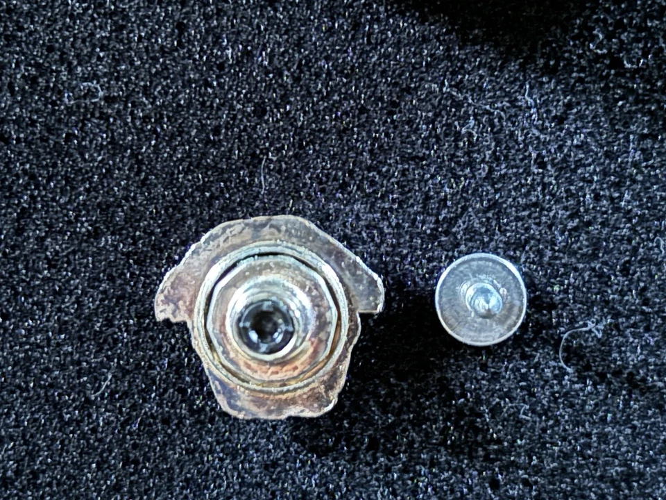 original versace knopf silberfarben jeans - Bild 3 von 4