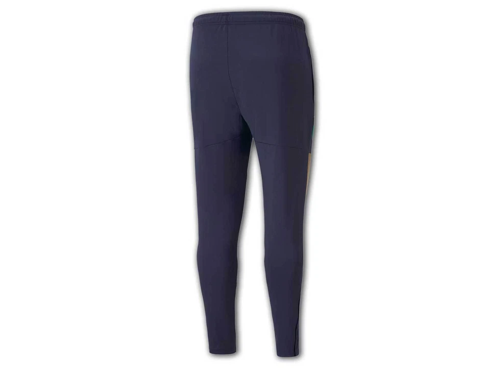 Pantaloni Prematch Puma FIGC Italia Azzurri Blu M L XL XXL - Immagine 3 di 4