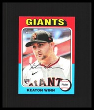 2024 Keaton Winn Rookie Card  Topps Series 1 Mini #695 San Francisco Giants 