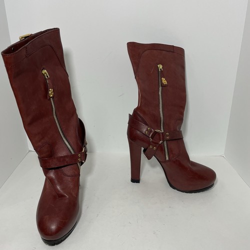 Dsquared2 platform heeled tall leather 