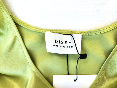 DISSH Women's Maxi Satin Lime Green Sleeveless Dress New Sz 12 | eBay DISSH Women's Maxi Satin Lime Green Sleeveless Dress New Sz 12 | eBay