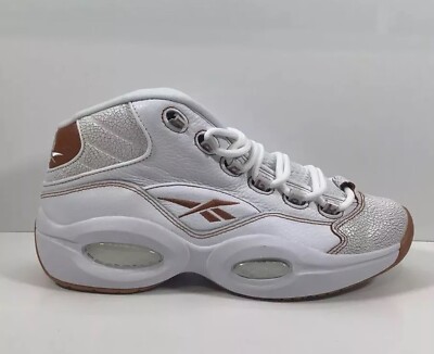 reebok question mid tobacco Reebok Question Mid Allen Iversen - Tobacco White Basketball Trainer Sz Uk  8.5