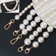Fashion Pearl Bag Belt Women Shoulder Handbag Strap Purse Replacement Chain