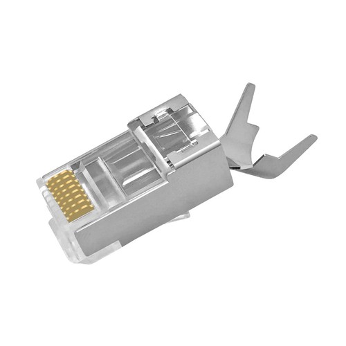 40x Netzwerkstecker RJ45 Stecker für Cat 6a 7 8 Verlegekabel Knickschutz AWG23 - Afbeelding 4 van 6