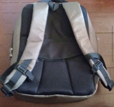 Landing Field Olive Green & Black Book Bag, Back Pack | eBay display picture 3